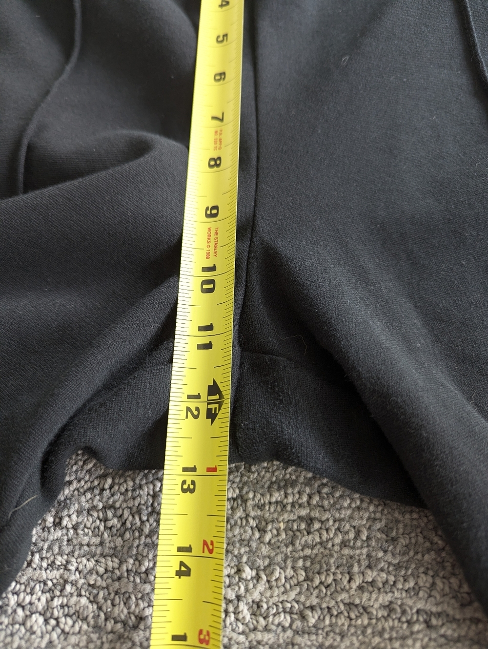 J. Crew Pintuck Sweatpants Black Pull On Pants Pockets - Picture 6 of 10